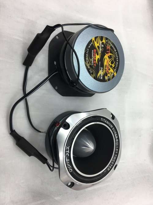 XTC BULLET TWEETER 2000W EACH 4 INCH TITANUM BULLET TWEETER